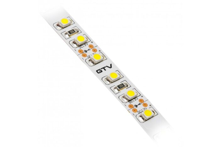 Taśma Flash 3528, 600 LED ciepły biały,

48W/5m bez żelu 8mm, Rolka 50m, 12V - obrazek 2