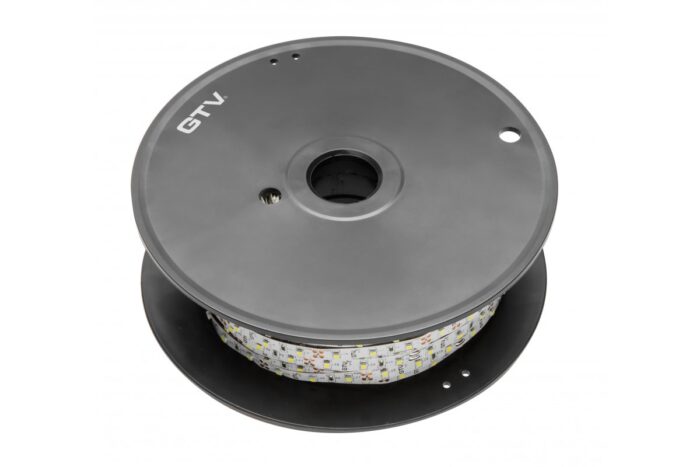 Taśma Flash 3528, 600 LED zimny biały,

48W/5m bez żelu 8mm, Rolka 50m, 12V