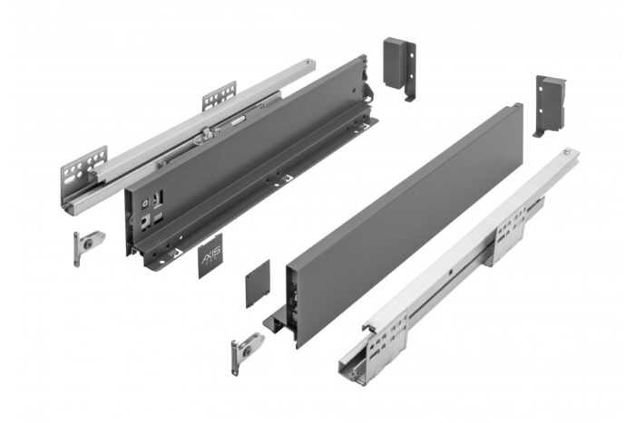 Szuflada AXISPRO 300mm antracyt - niska H84