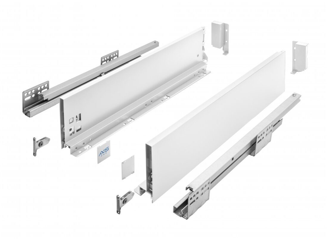 Szuflada AXISPRO 450 mm białą - średnia H116