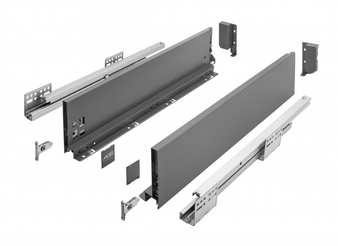 Szuflada AXISPRO 500mm antracyt - średniaH116