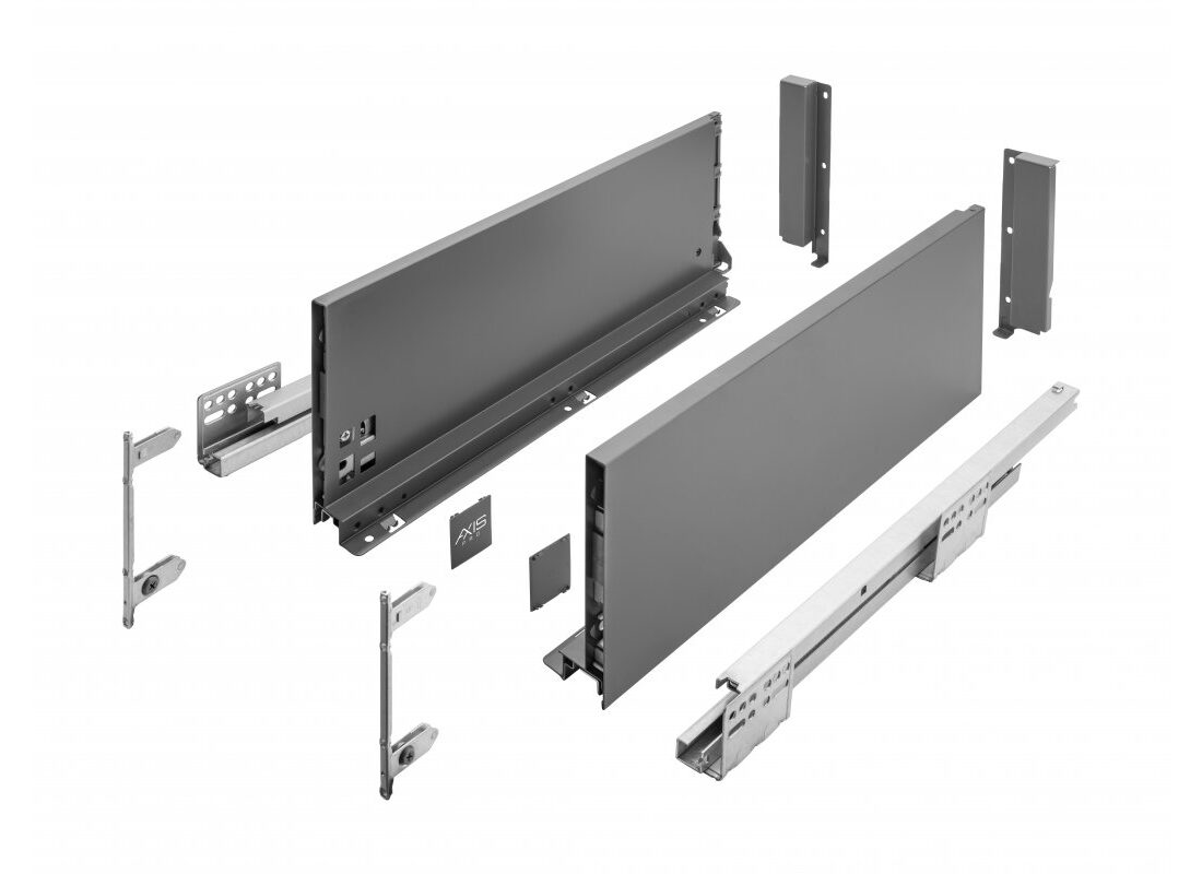 Szuflada AXISPRO 550mm antracyt - wysoka H167