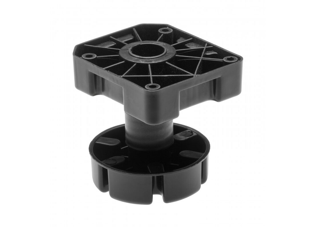 Nóżka ML do dużych obciążeń 500 kg h 95-145mm czarna MULTILEG