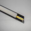 Profil aluminiowy LED kątowy - nakładany GLAX czarny mat 3m - obrazek 2