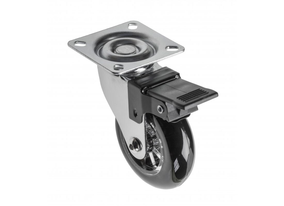 KÓŁKO MEBLOWE BRAZYLIA CZARNE
75MM Z HAMULCEM