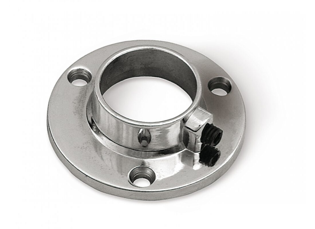 Rozetka fi 25 stalowa (chrom)