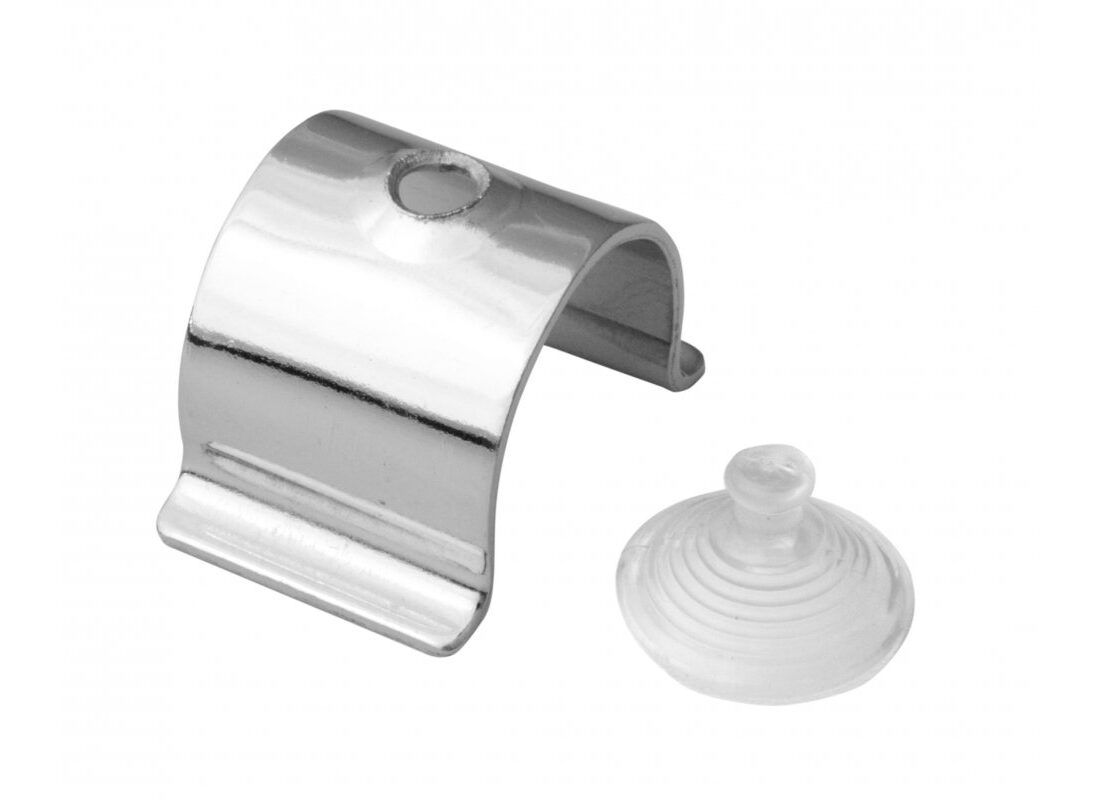 Uchwyt do rury o25 z plast. przyssawką