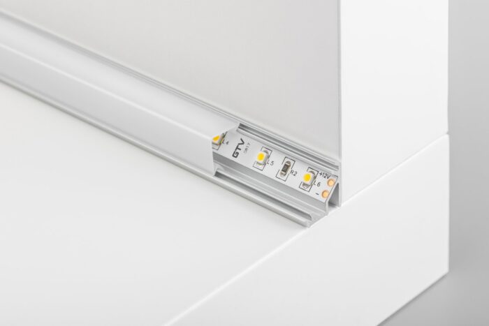 Profil aluminiowy LED kątowy - nakładany GALAX 3007 W412 - obrazek 2