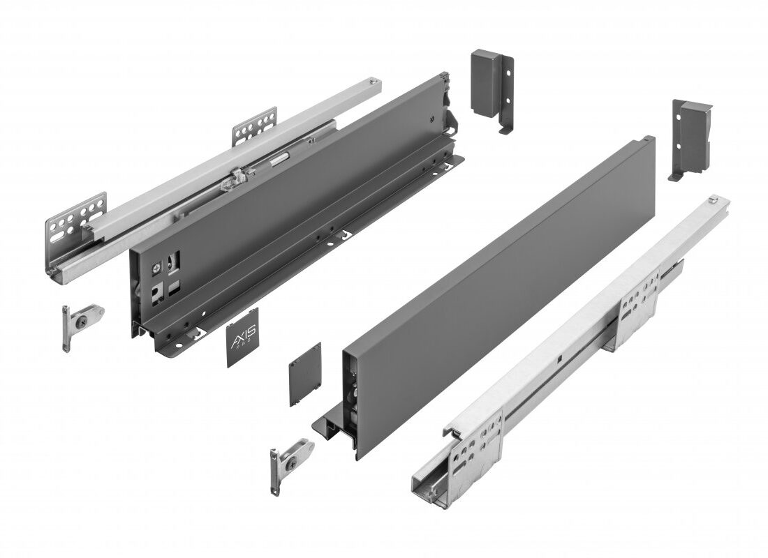 Szuflada AXISPRO 550mm antracyt - niska H84