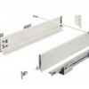 Szuflada AXISPRO push to open 500mm biała -

niska H84