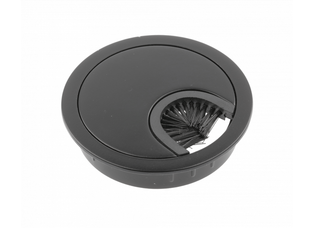 Przepust metalowy fi=60, czarny mat