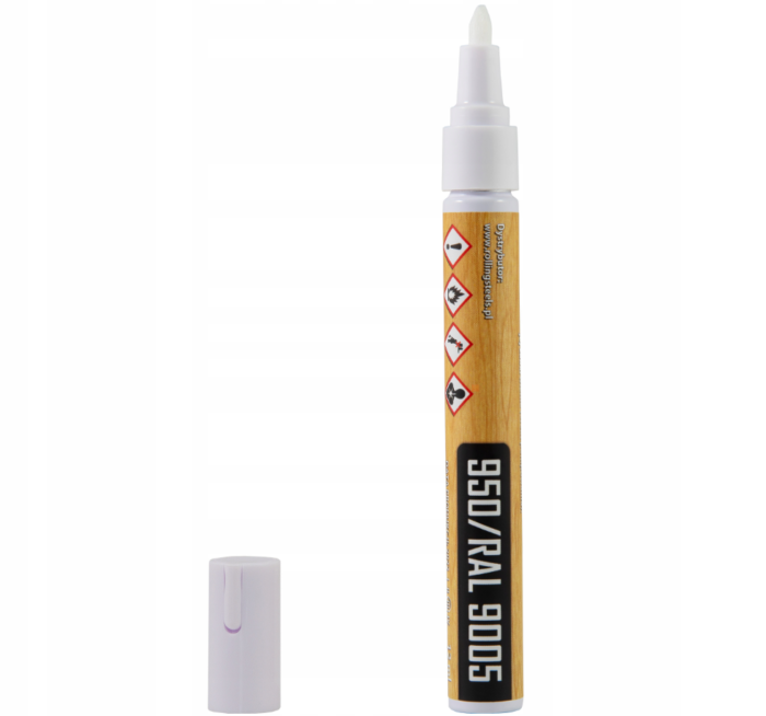 Marker retuszerski do mebli 12ml RAL 9005 Czarny