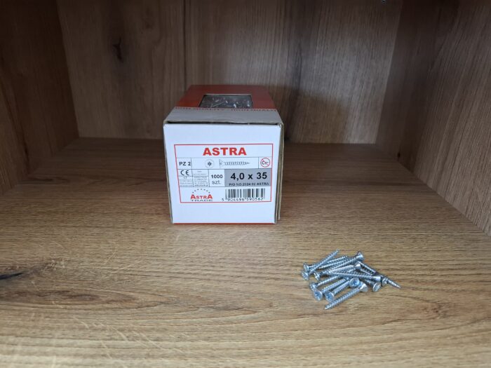 wkręt ASTRA 4.0 x 35 ocynk (1000) - obrazek 2