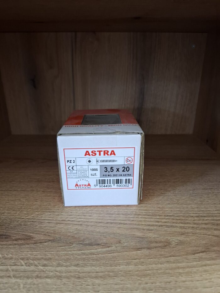 wkręt ASTRA 3.5 x 20 ocynk (1000)