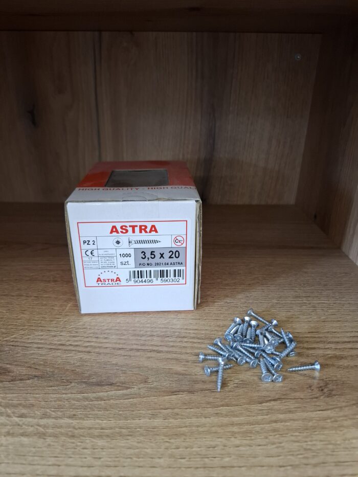 wkręt ASTRA 3.5 x 20 ocynk (1000) - obrazek 2