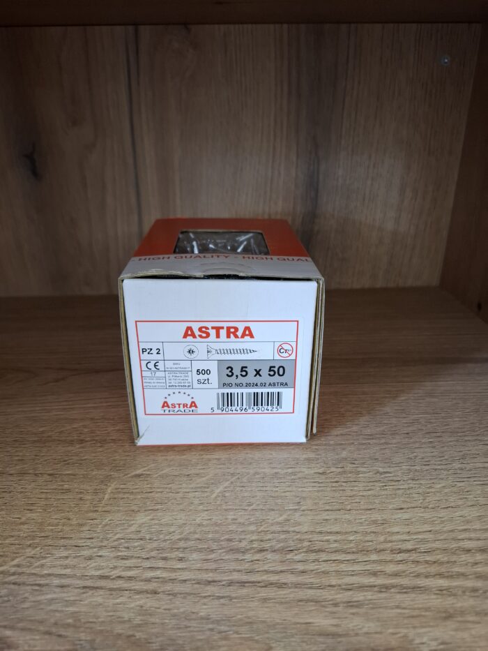 wkręt ASTRA 3.5 x 50 ocynk (500)
