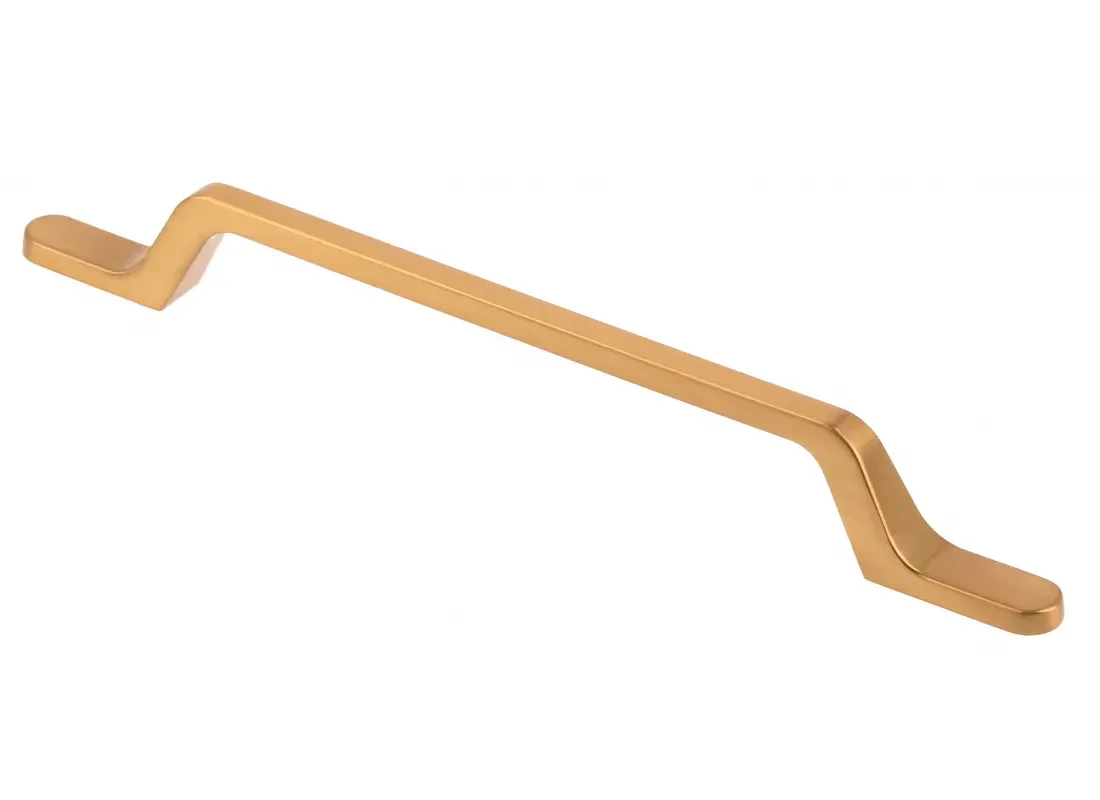 Uchwyt znalowy FLAVIO C=96 mm złoty mosiądz