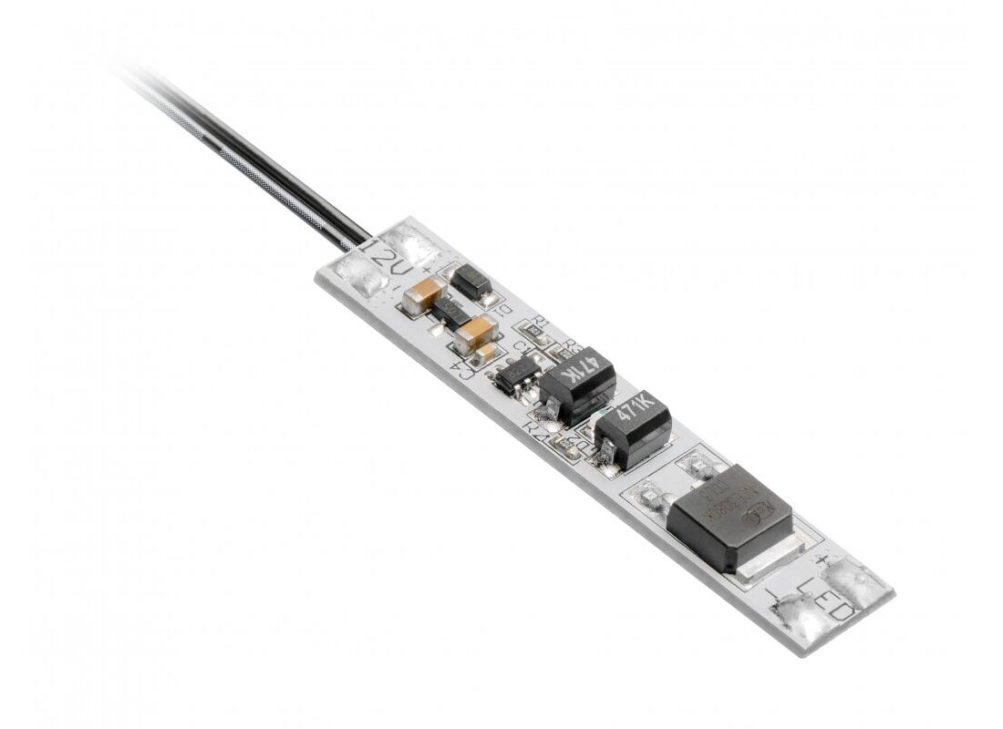 Włącznik bezdotykowy do profili led z

przewodem 2m (2x0.20) max. 60W z taśmą

klejącą