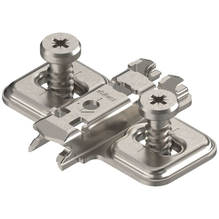 BLUM 174E6130.01 CLIP Prowadnik krzyżakowy, reg.wys.: otwór podłużny,dystans 3mm