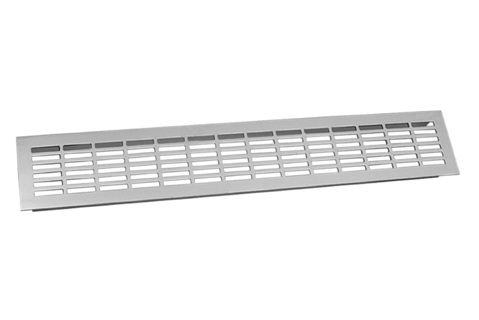 Kratka wentylacyjna GTV W80800, H=80 mm, L=480 mm, przekrój wentylacyjny=146,2 cm2, Al, aluminium