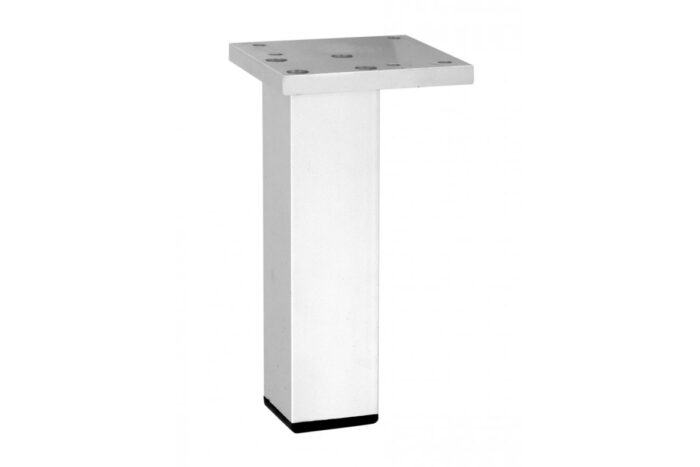 Nóżka meblowa GTV BD727, kwadratowy, H=100 mm, profil 38x38, Al, aluminium