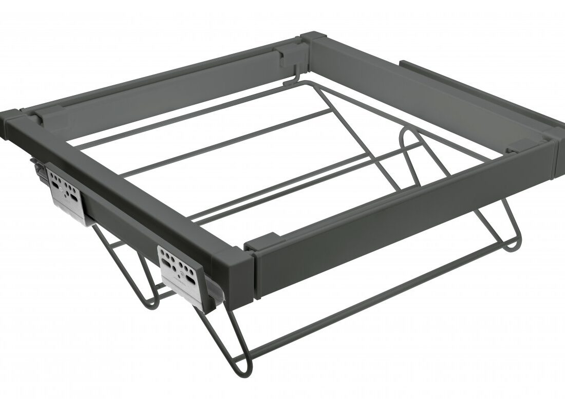 Szuflada Elite na obuwie 600 mm z funkcją

cichego zamknięcia, szary antracyt