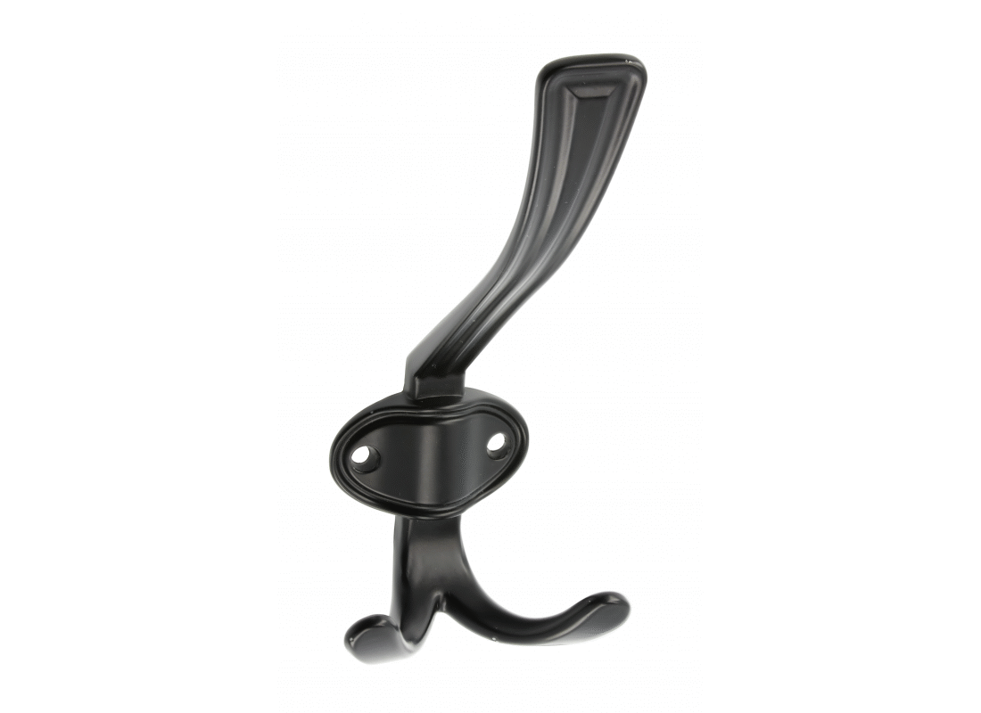 Wieszak znalowy CORUNA duży czarny mat