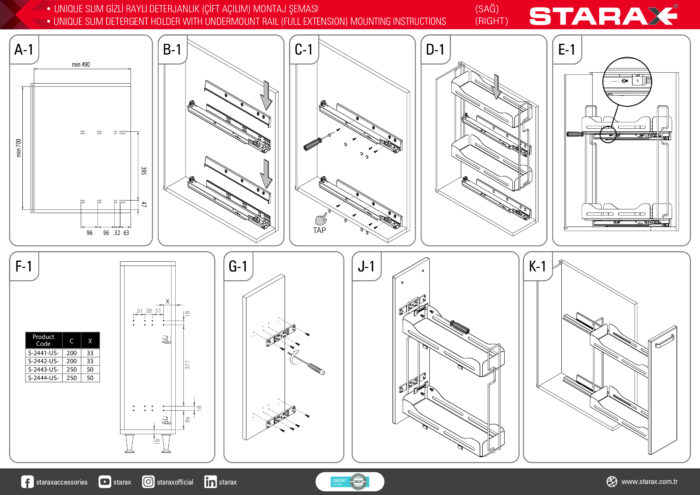 CARGO 20 II BOKI STALOWE ANTRACYT BL LEWE - obrazek 4