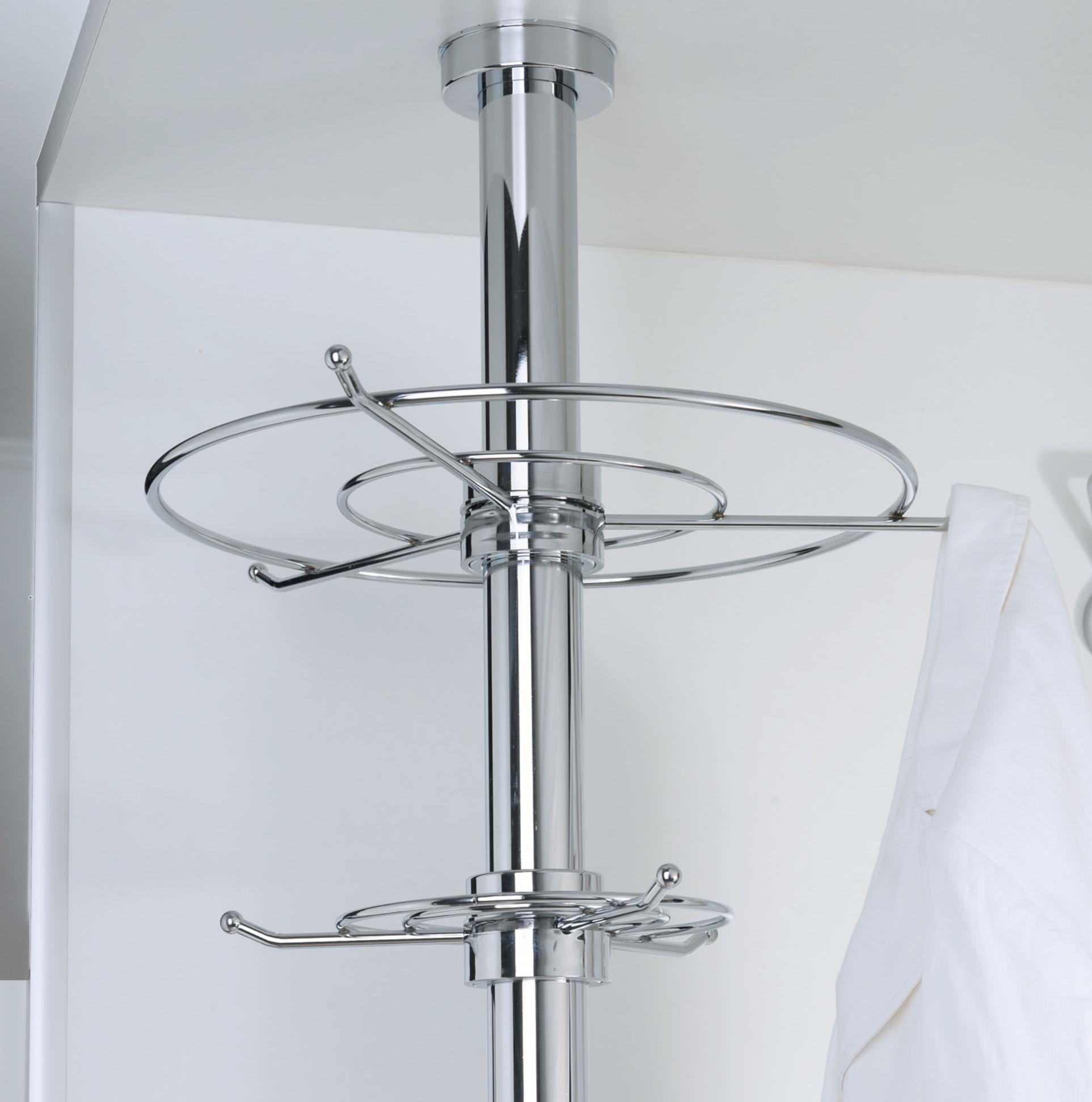 PÓŁKA OBROTOWA FI 25/KOSZYK ZAW. NA RURĘ FI 50/