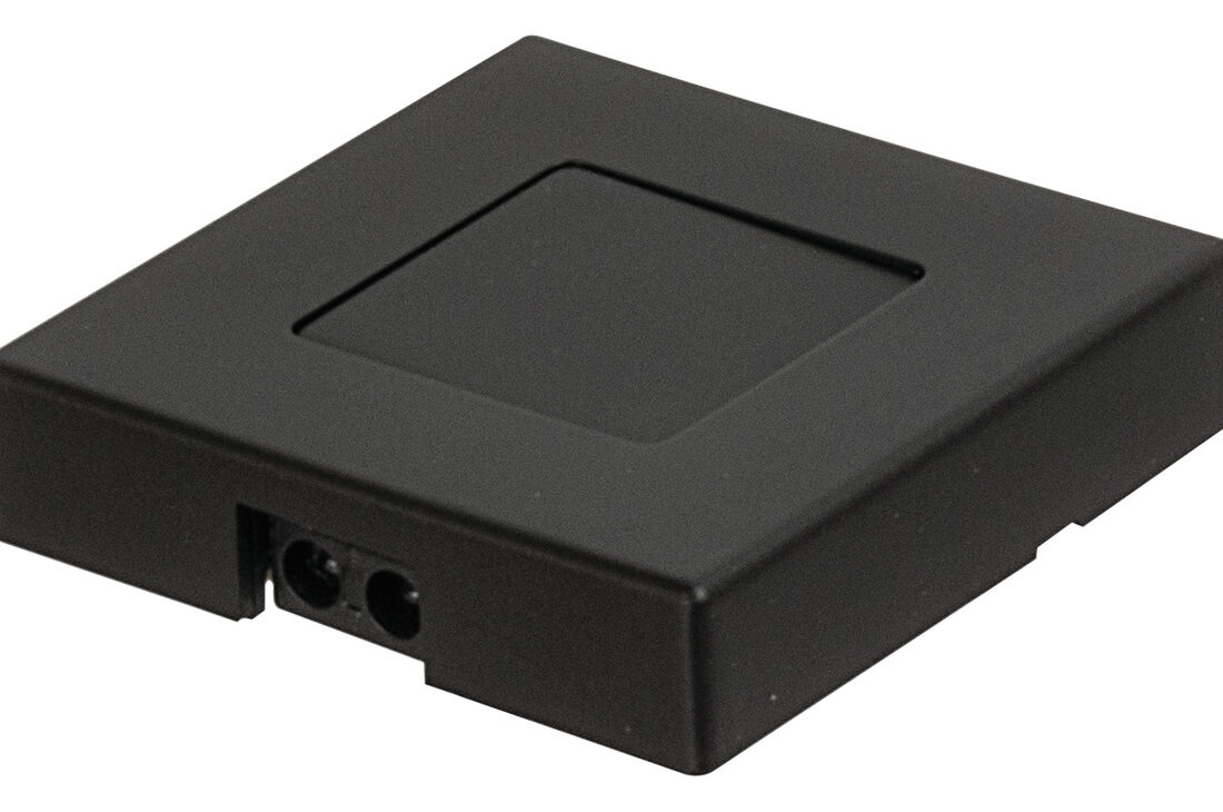 Przełącznik do drzwi, sensorowy, nawierzchniowy, z funkcją ściemniania, czarny