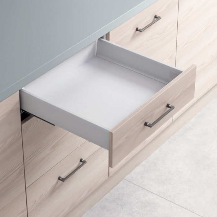 Szuflada HAFELE MATRIX S35 350 mm niska H84 szara 35kg - obrazek 3